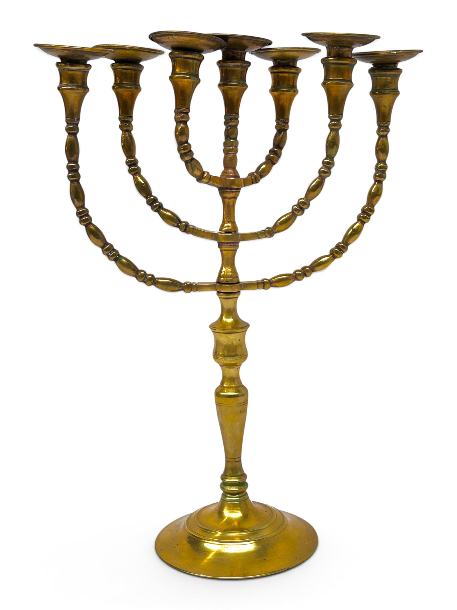17" Bronze Temple Menorah. (1 of 9)