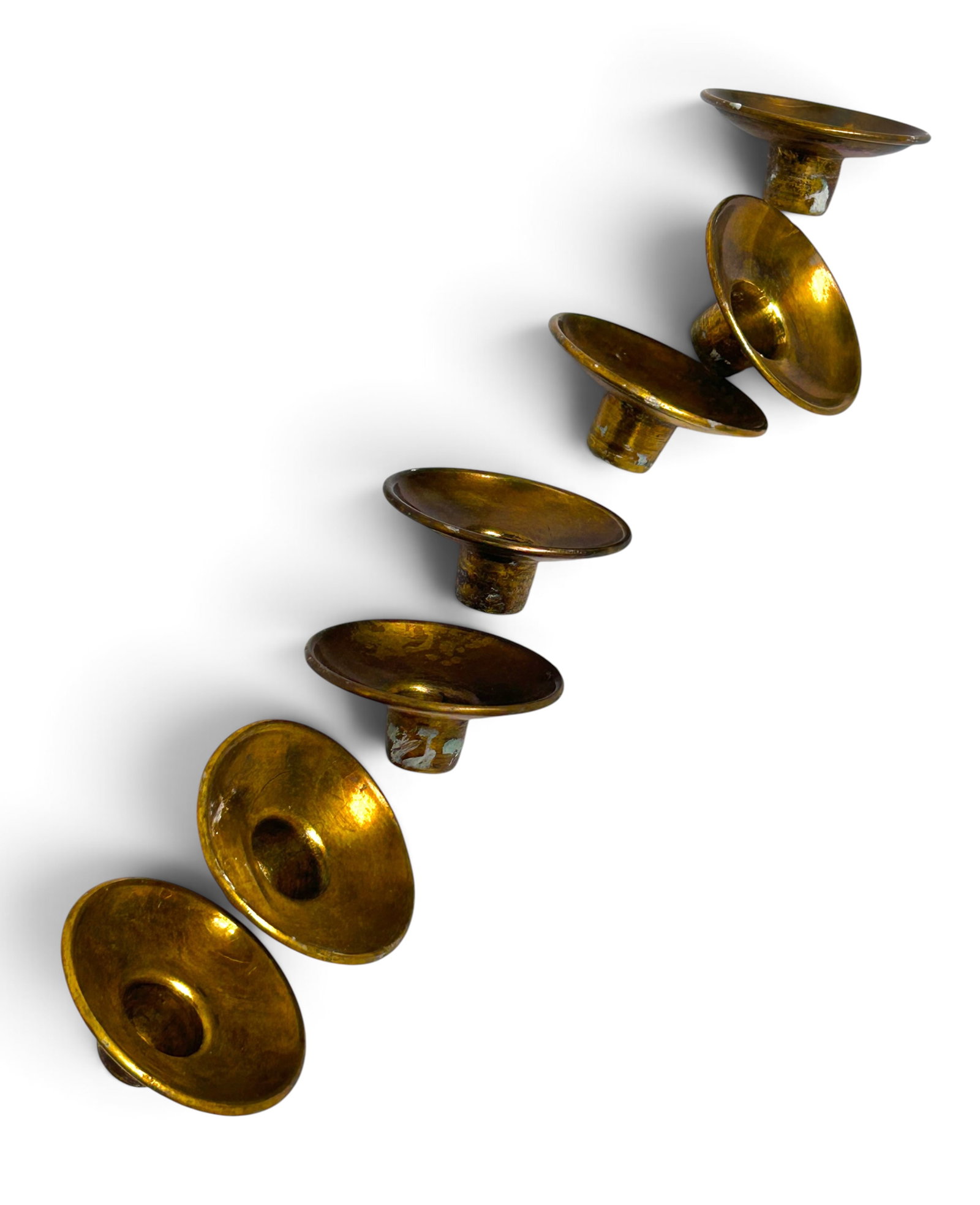 17" Bronze Temple Menorah. - 7