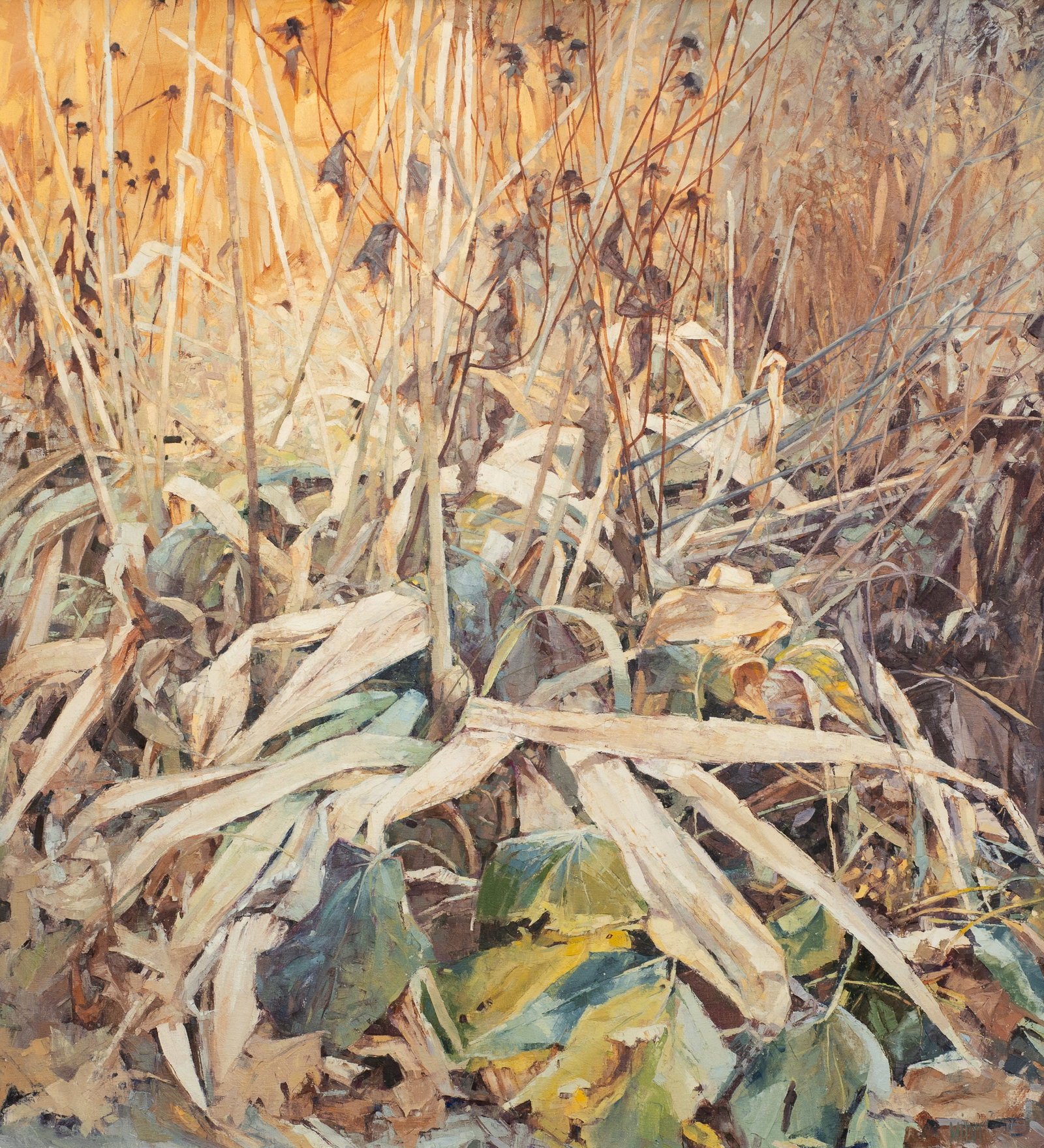 Painting of an Autumn Field, Milvi Wheeler. (1 of 5)