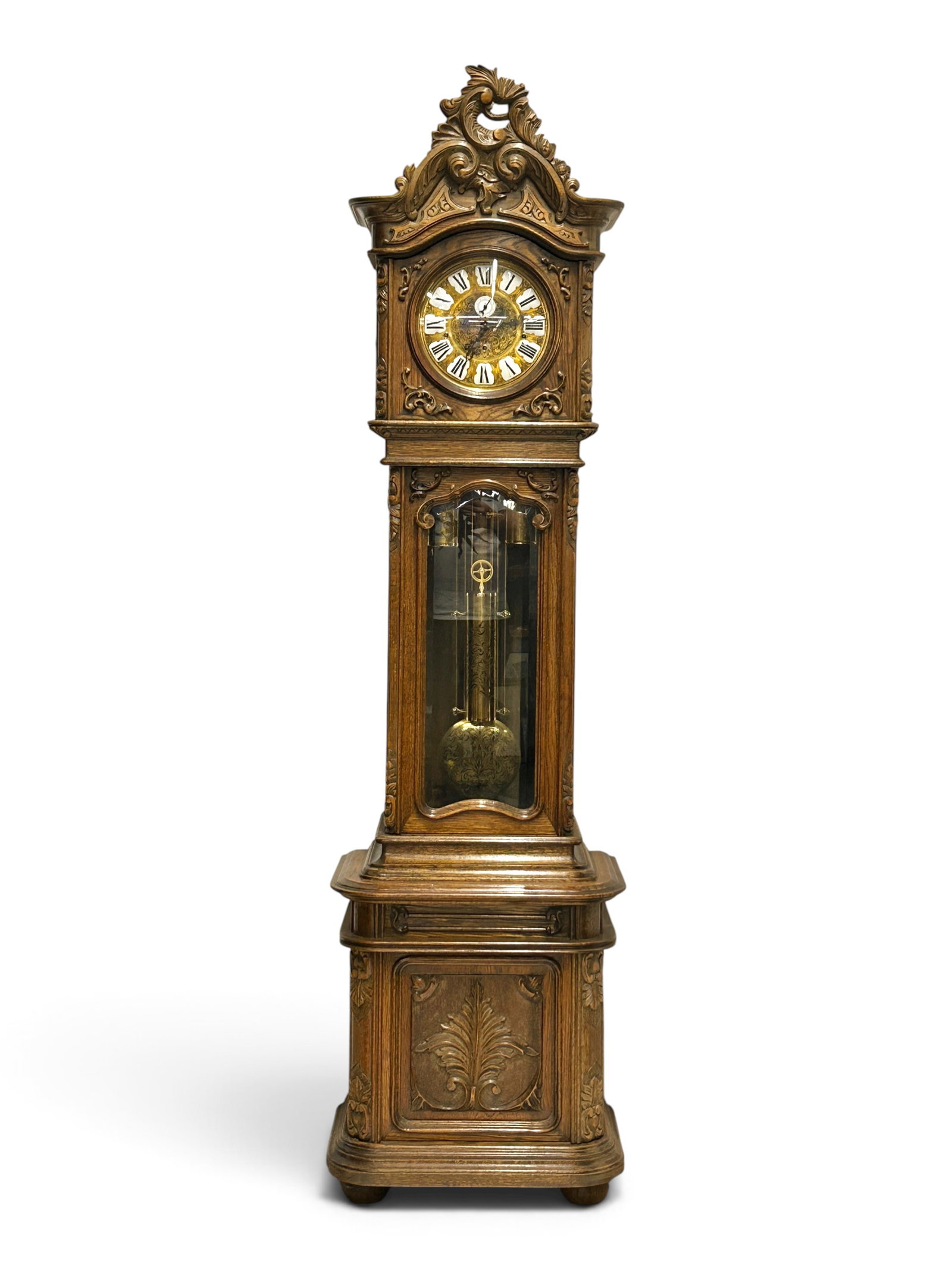 Gazo Angelica Heavily Carved Grandfather Clock. (1 of 17)