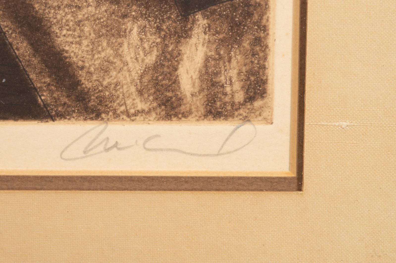 "Reading", Harry McCormick Framed Etching. - 4