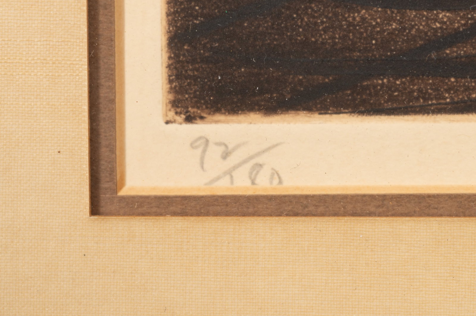 "Reading", Harry McCormick Framed Etching. - 5