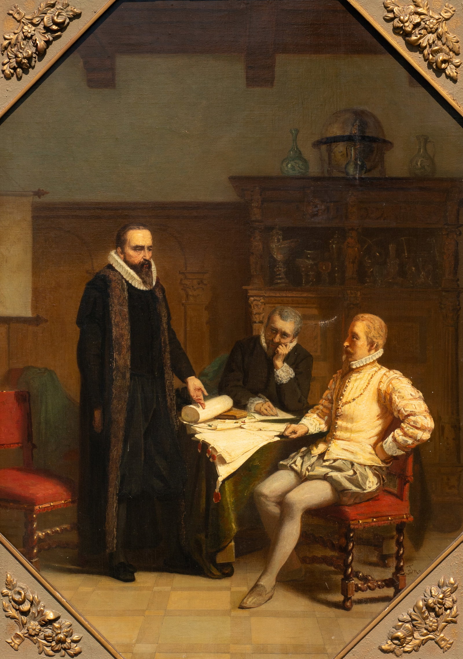 Dutch Antique Political Scene, Jacob Taanman. (1 of 6)