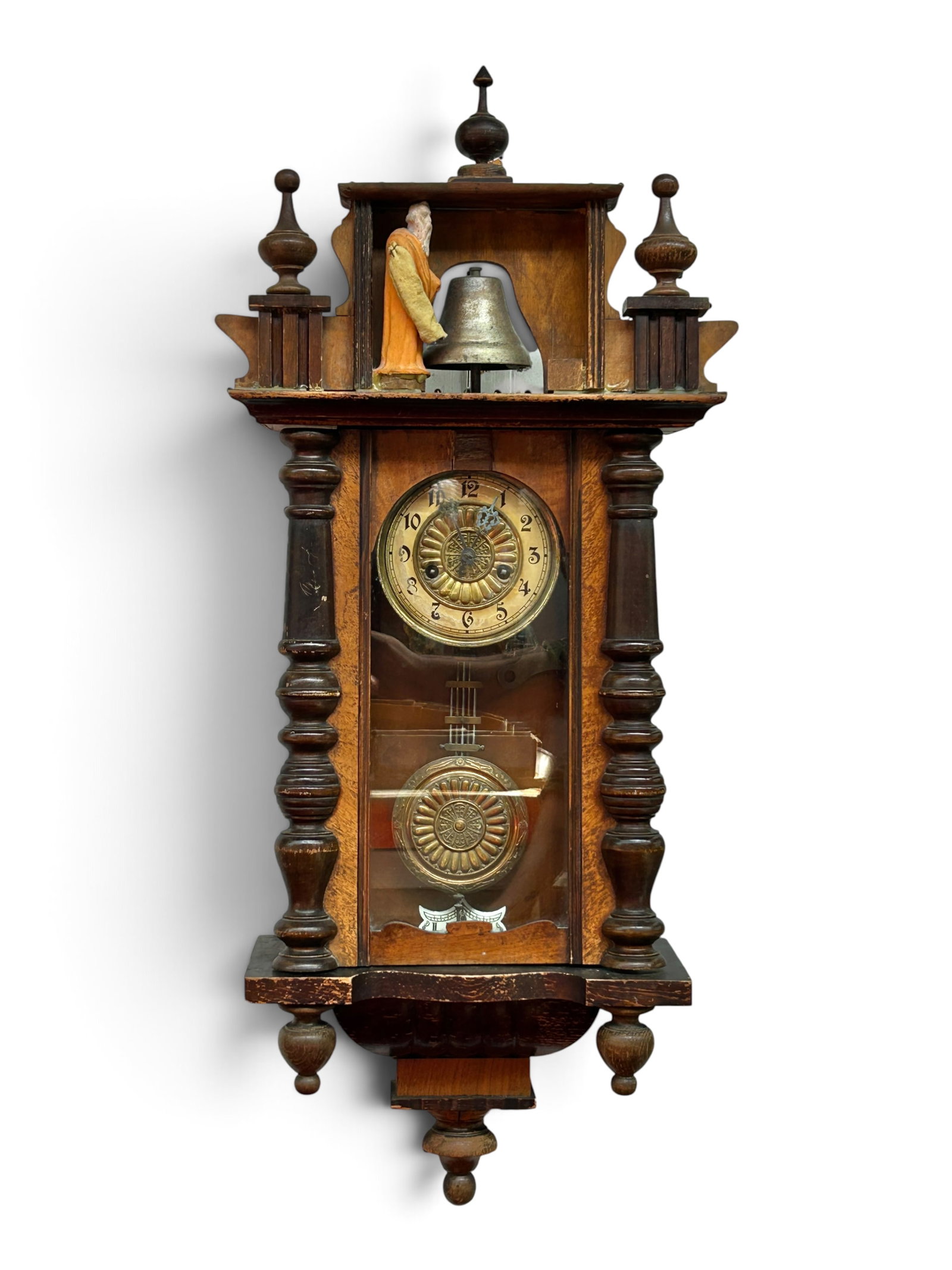 Antique Automaton Regulator Clock - Monk & Bell. (1 of 16)