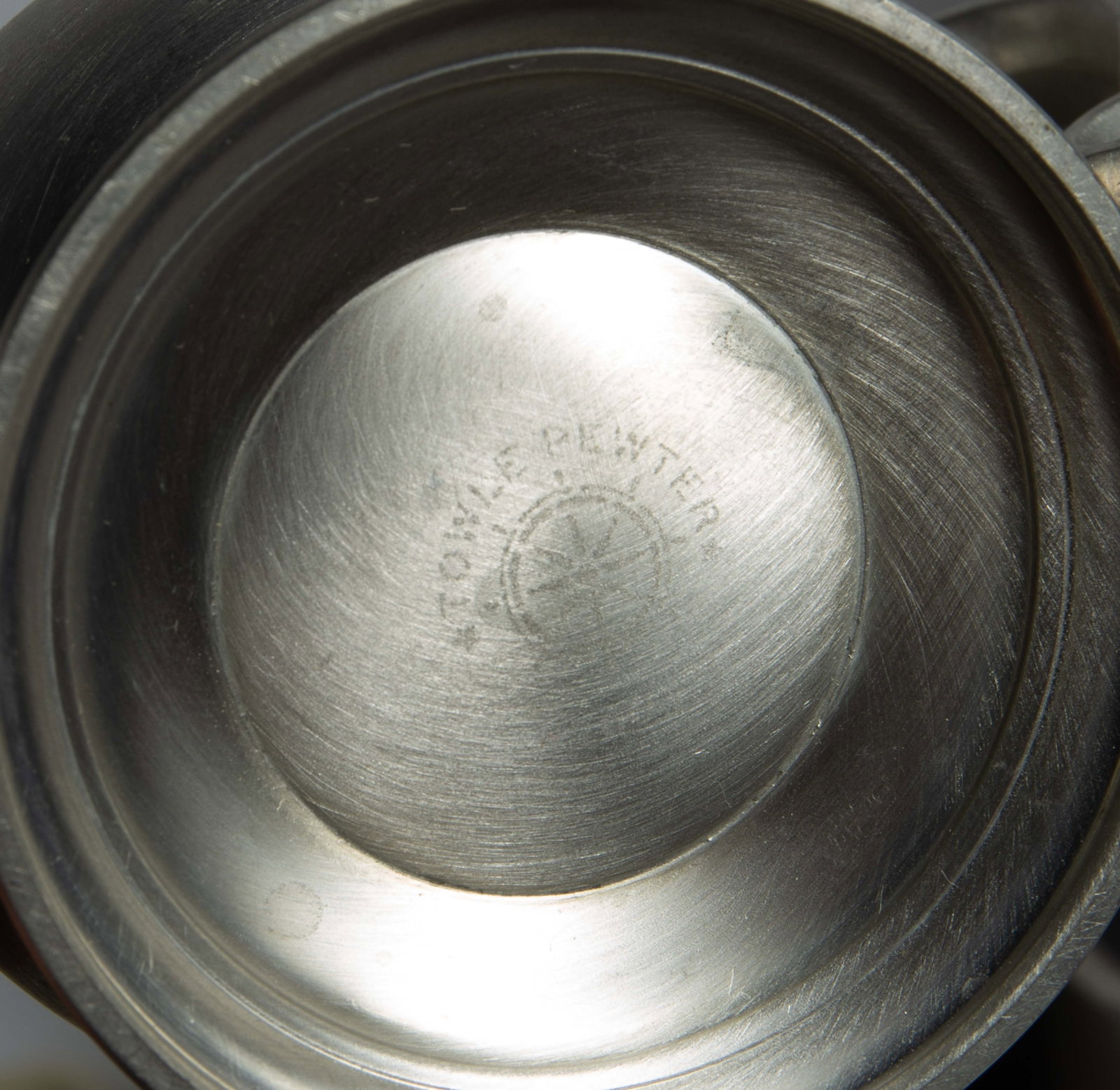 Large Lot of Assorted Mostly Pewter Tableware. - 7