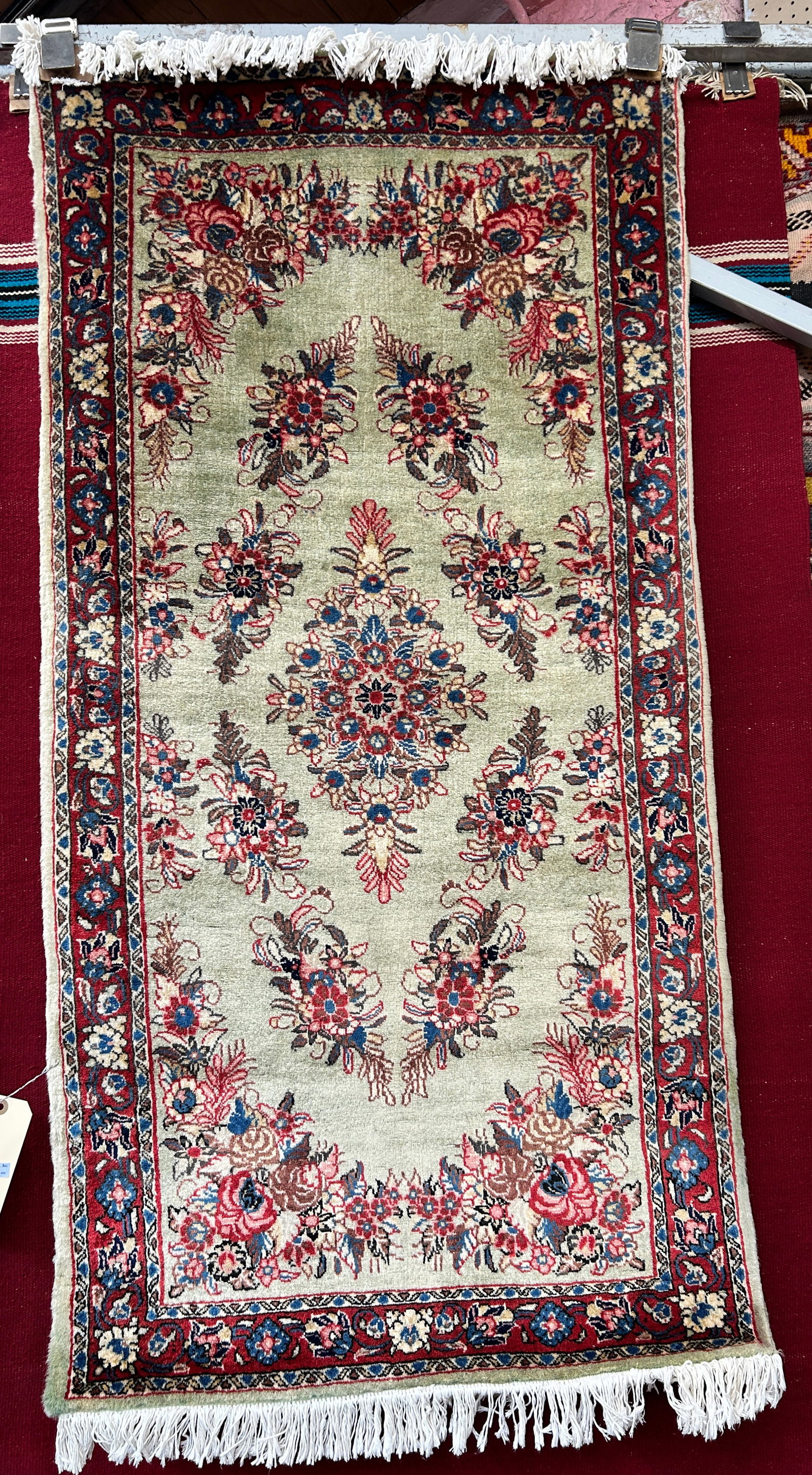 2' 2" x 4' 3" Persian Rug.: The rug looks to be in good overall condition. In-house shipping is available. To receive the best shipping rate on this item, please check the "Self Arranged" button at checkout. Our in-house shippin