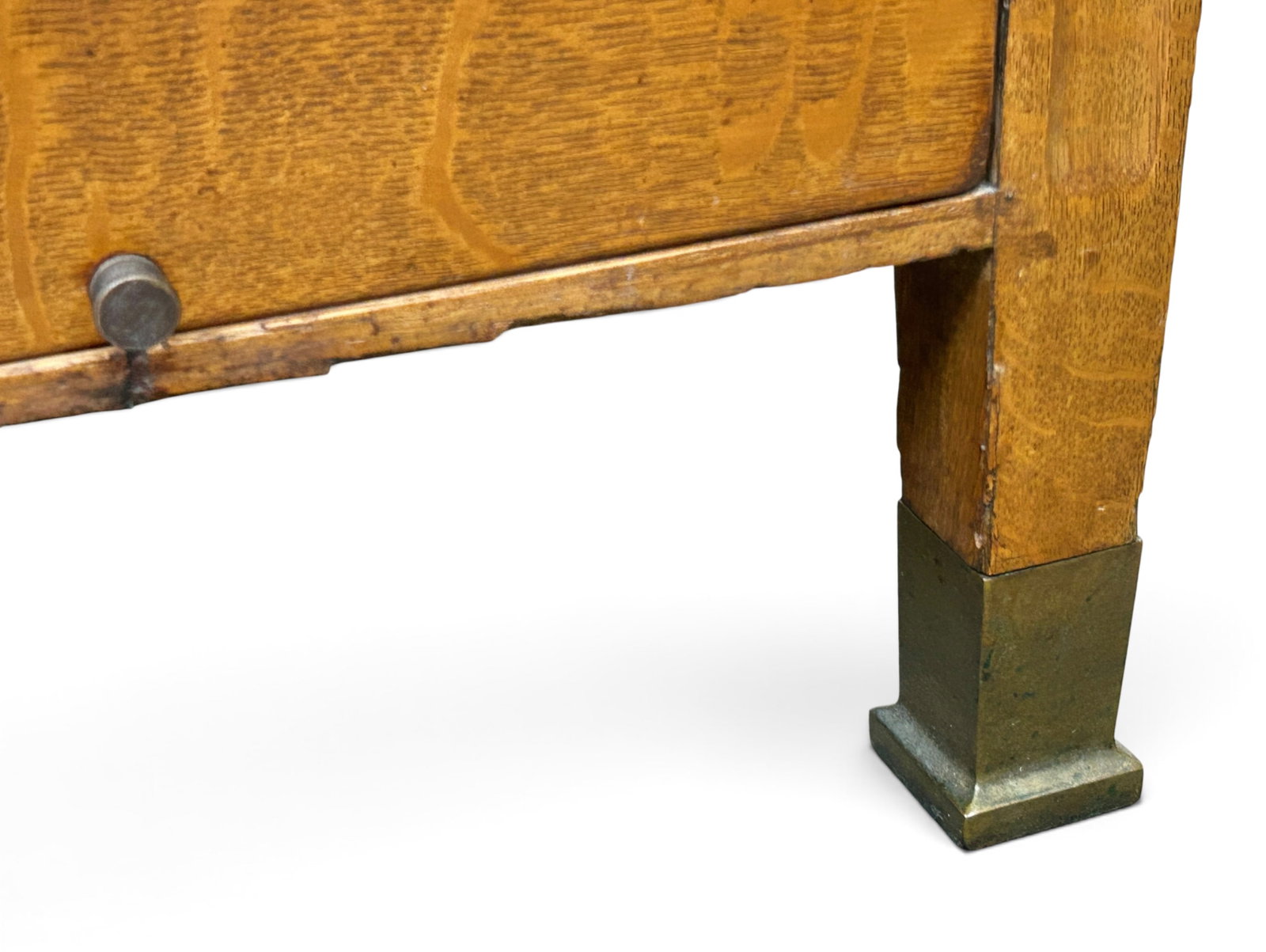 Oak 2 Drawer File Cabinet. - 13