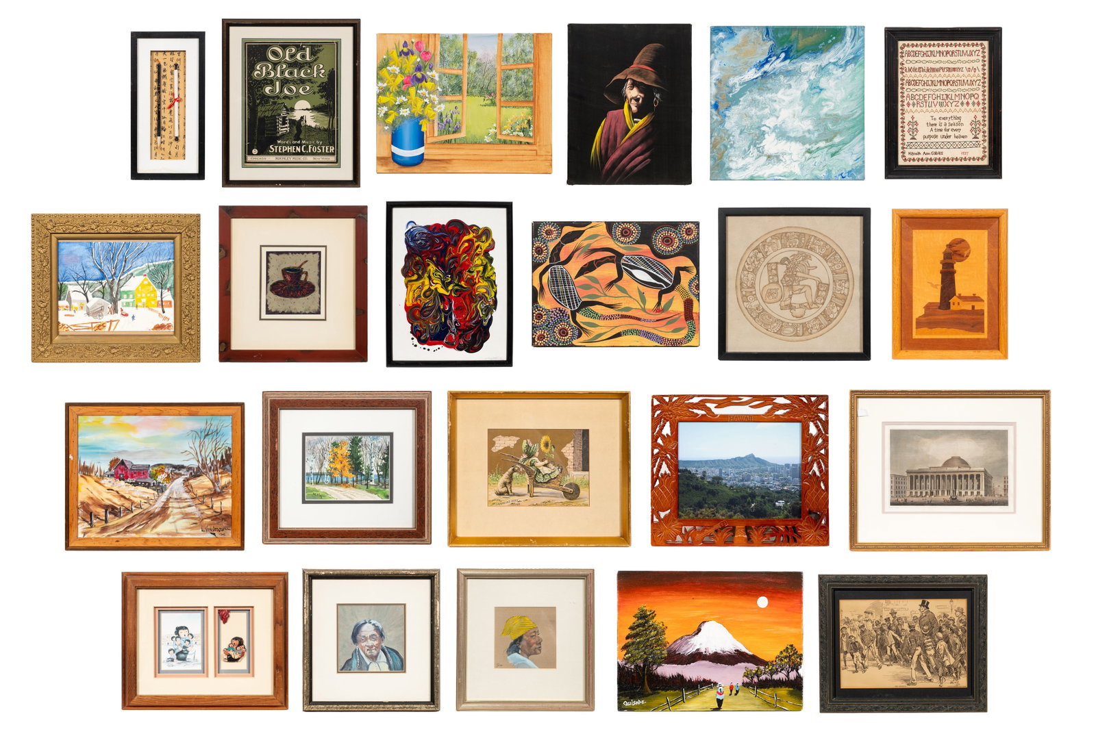 22 Piece Lot of Miscellaneous Artwork. (1 of 20)