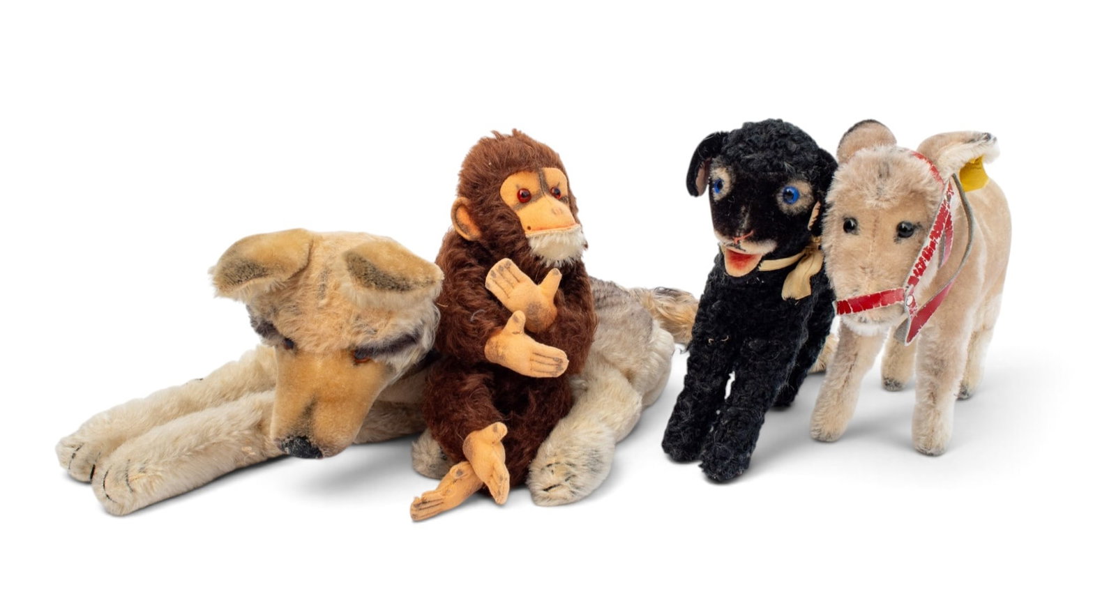 Lot of 4 Vintage Steiff Plush Animals. (1 of 11)