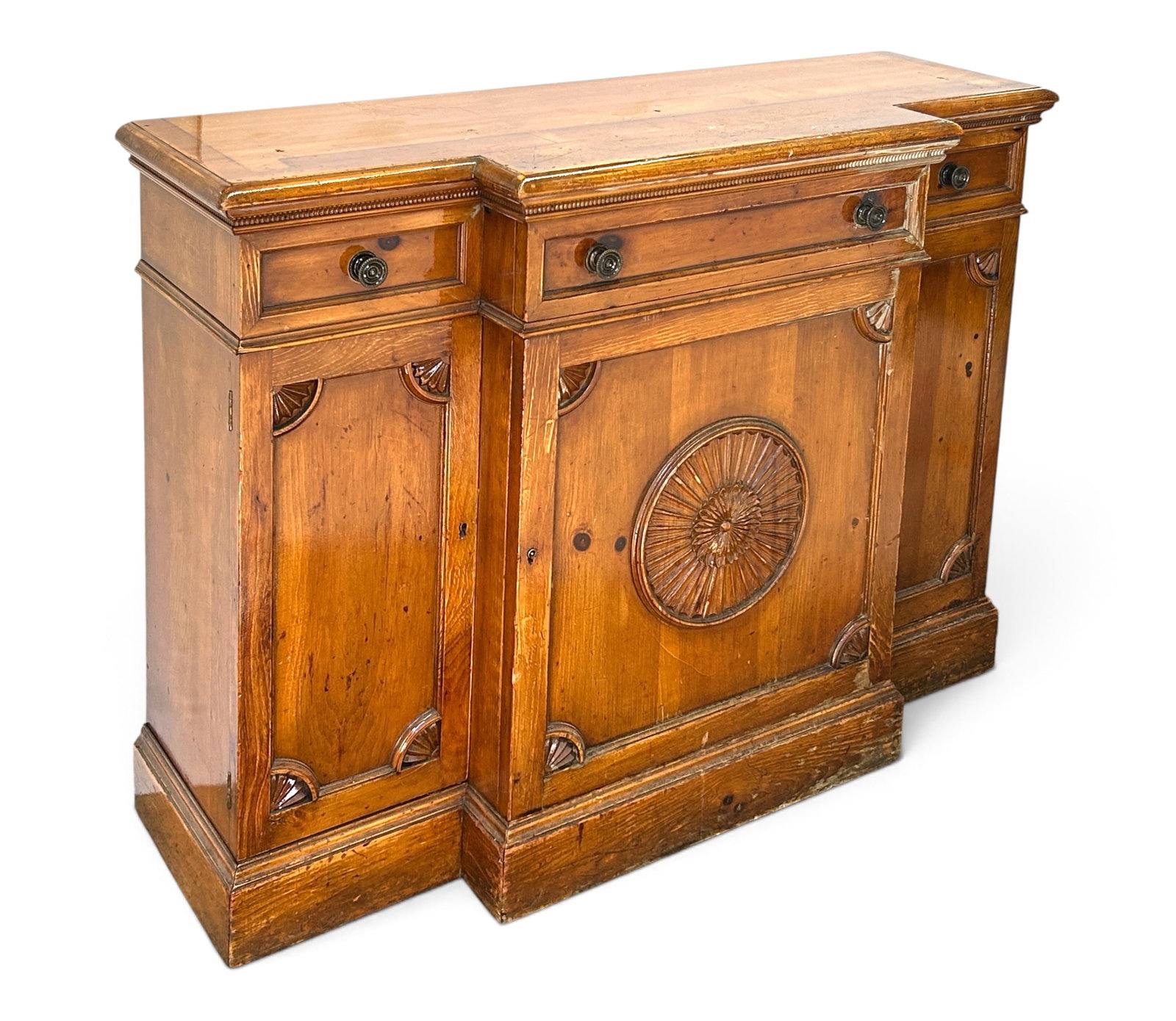 Antique Pine Sideboard. (1 of 15)