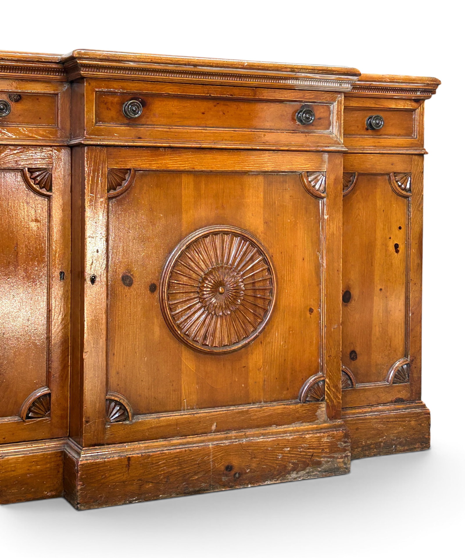 Antique Pine Sideboard. - 3