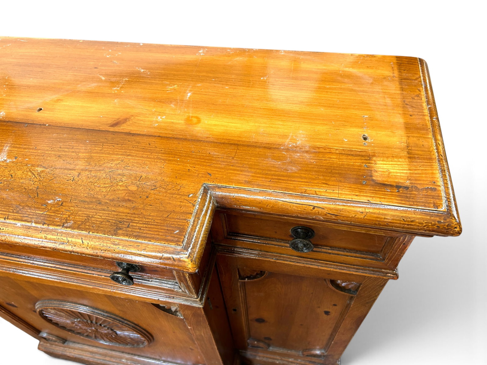 Antique Pine Sideboard. - 6