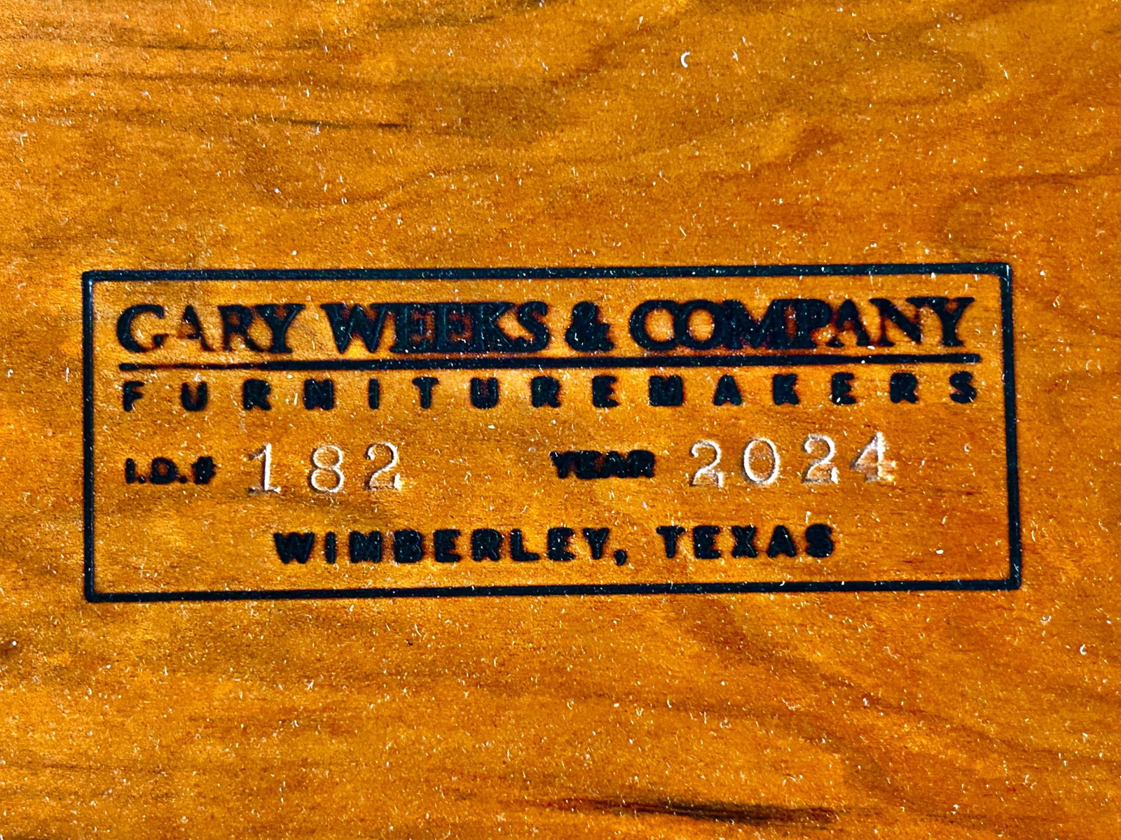 Gary Weeks Cherry Wood Small Dining Table. - 2