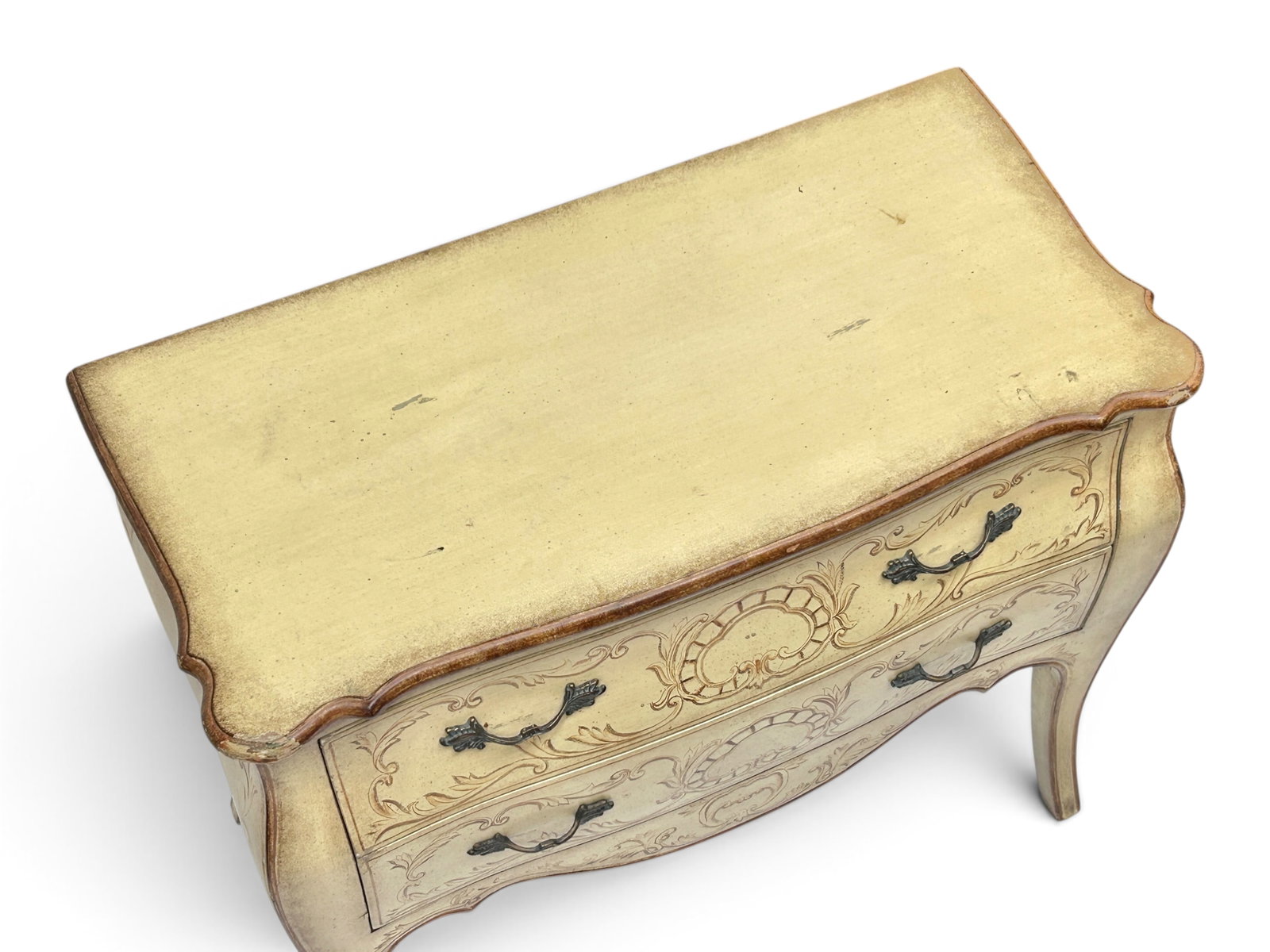 Harden Painted Bombe Commode or Nightstand. - 3