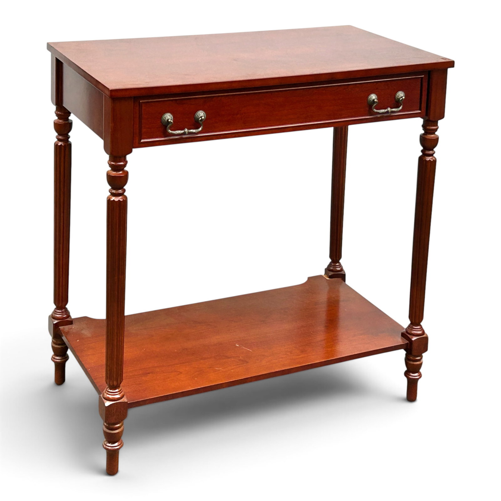 Bombay Company Table w/ Drawer. (1 of 9)