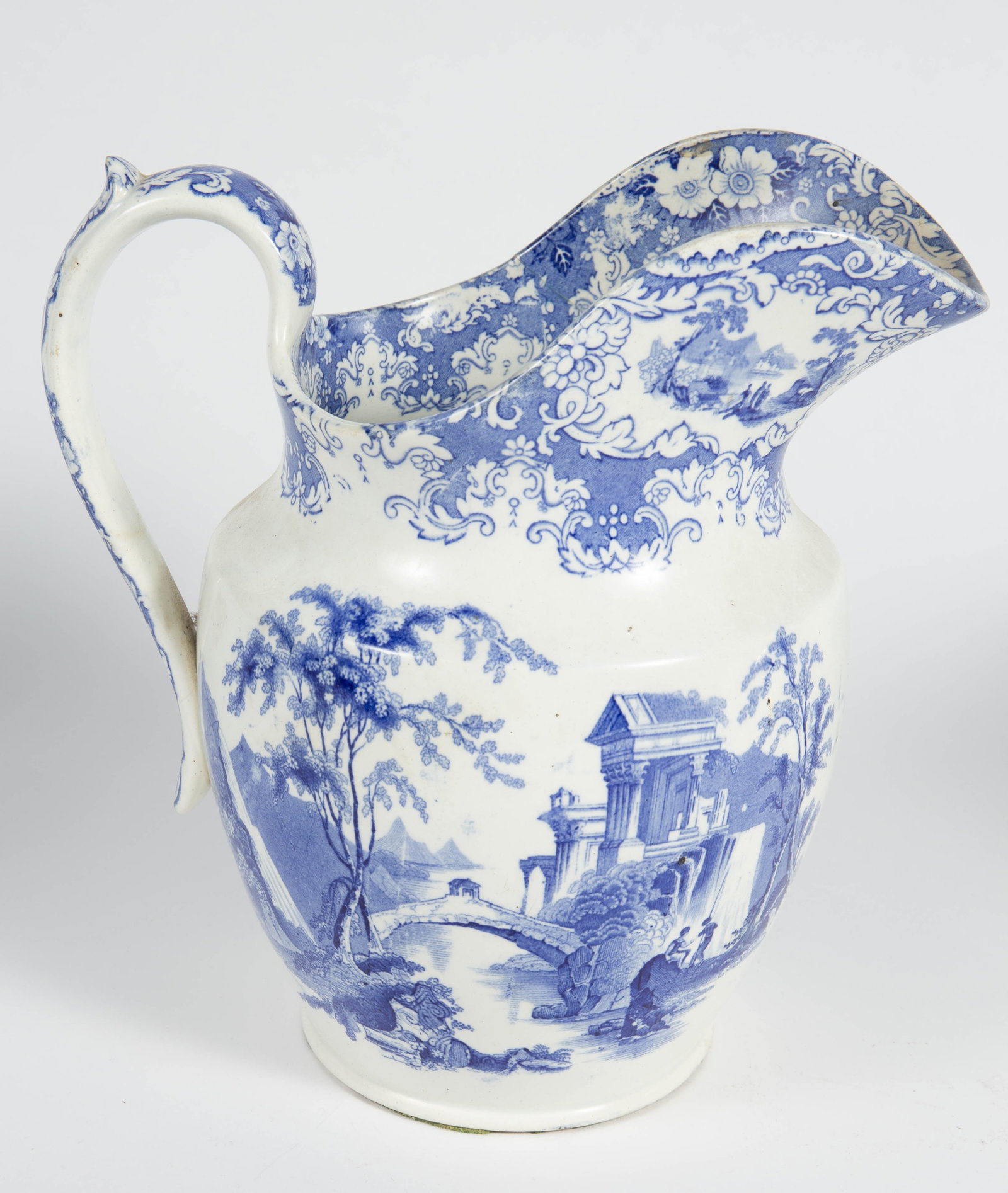 Lot: Transferware Dishes, EAPG, including Flint. - 6