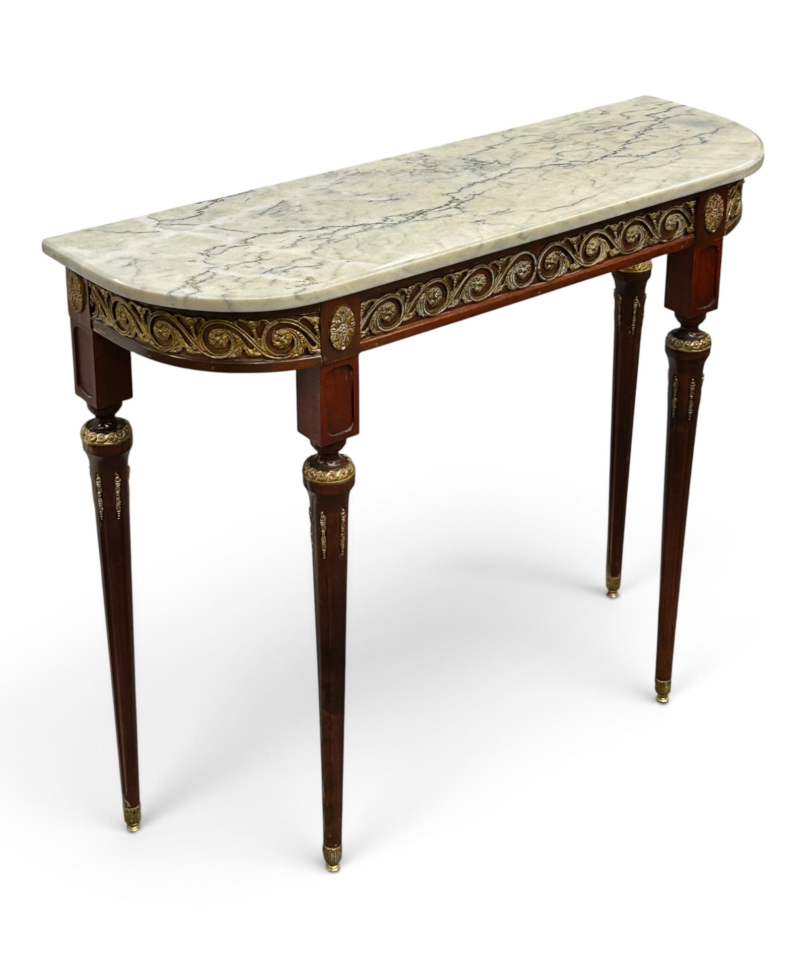 French Style Marble Top Console Table. (1 of 11)