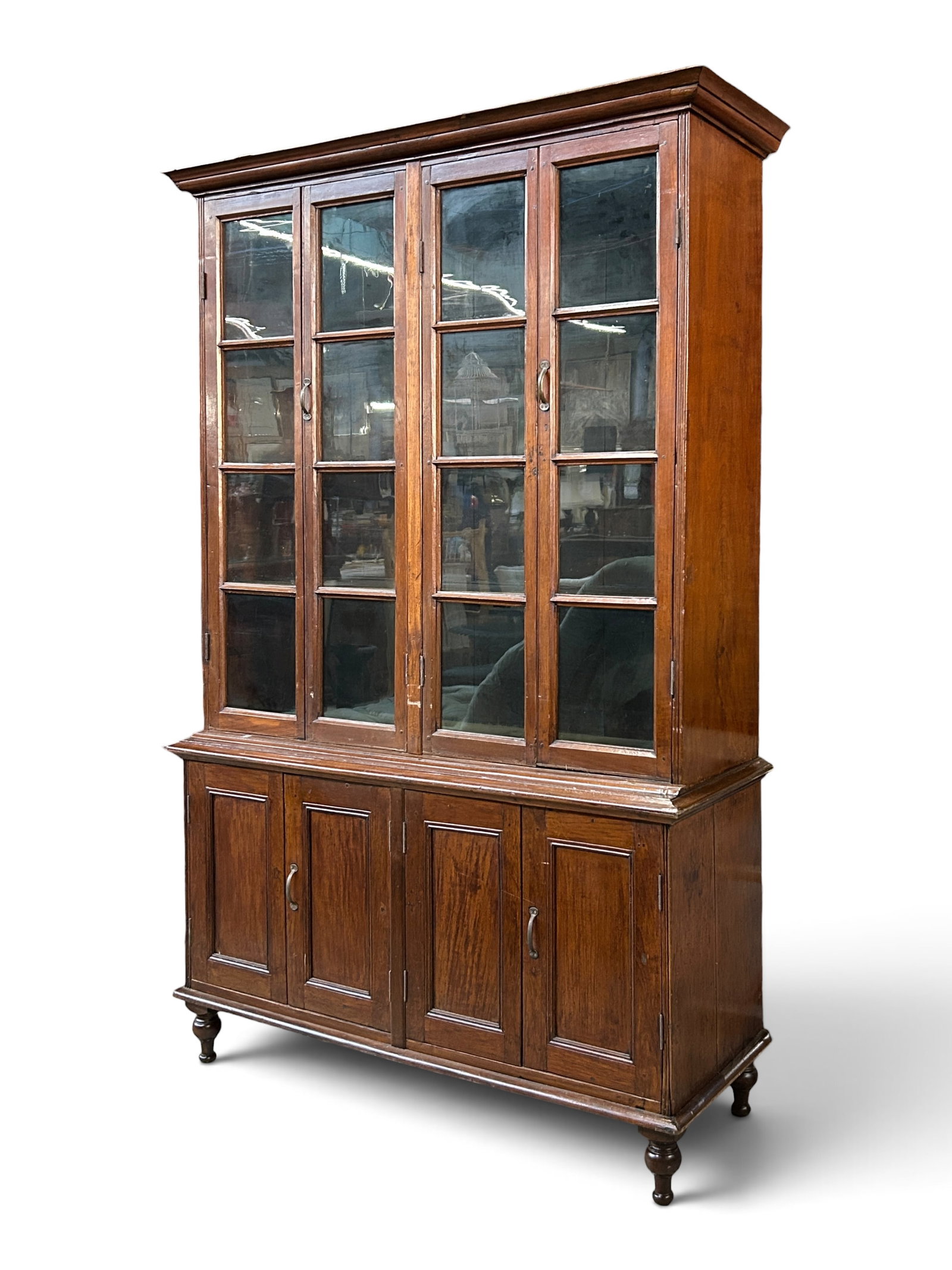 Antique Primitive or Rustic China Display Cabinet. (1 of 10)
