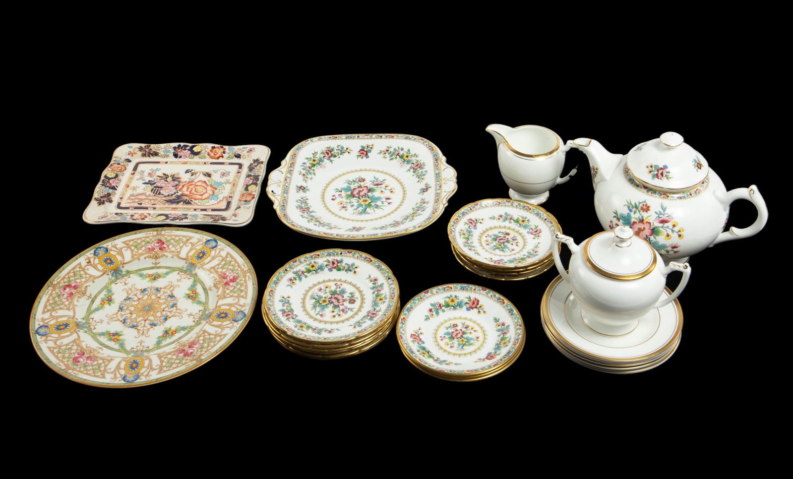 Lot of Coalport China - Ming Rose, Connoiseur. (1 of 9)