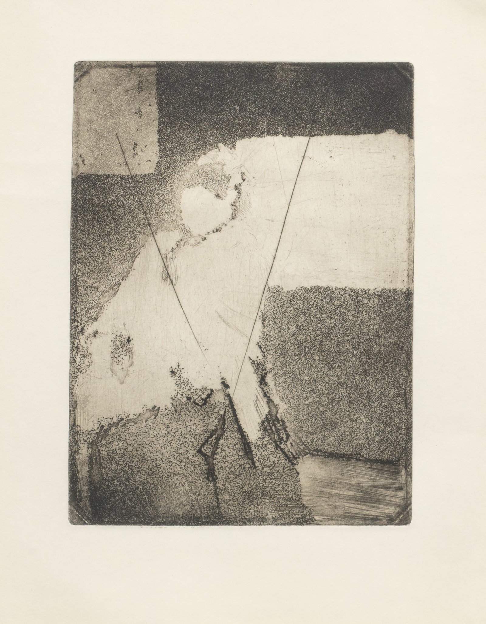 Femme a la Mantille, Edgar Degas Etching.: Artist(s): Edgar Degas (French, 1834-1917). Medium: Etching with aquatint. Signature(s): Unsigned. Paperwork/Provenance: Comes with a certificate of authenticity from Park West Galleries. Condition: