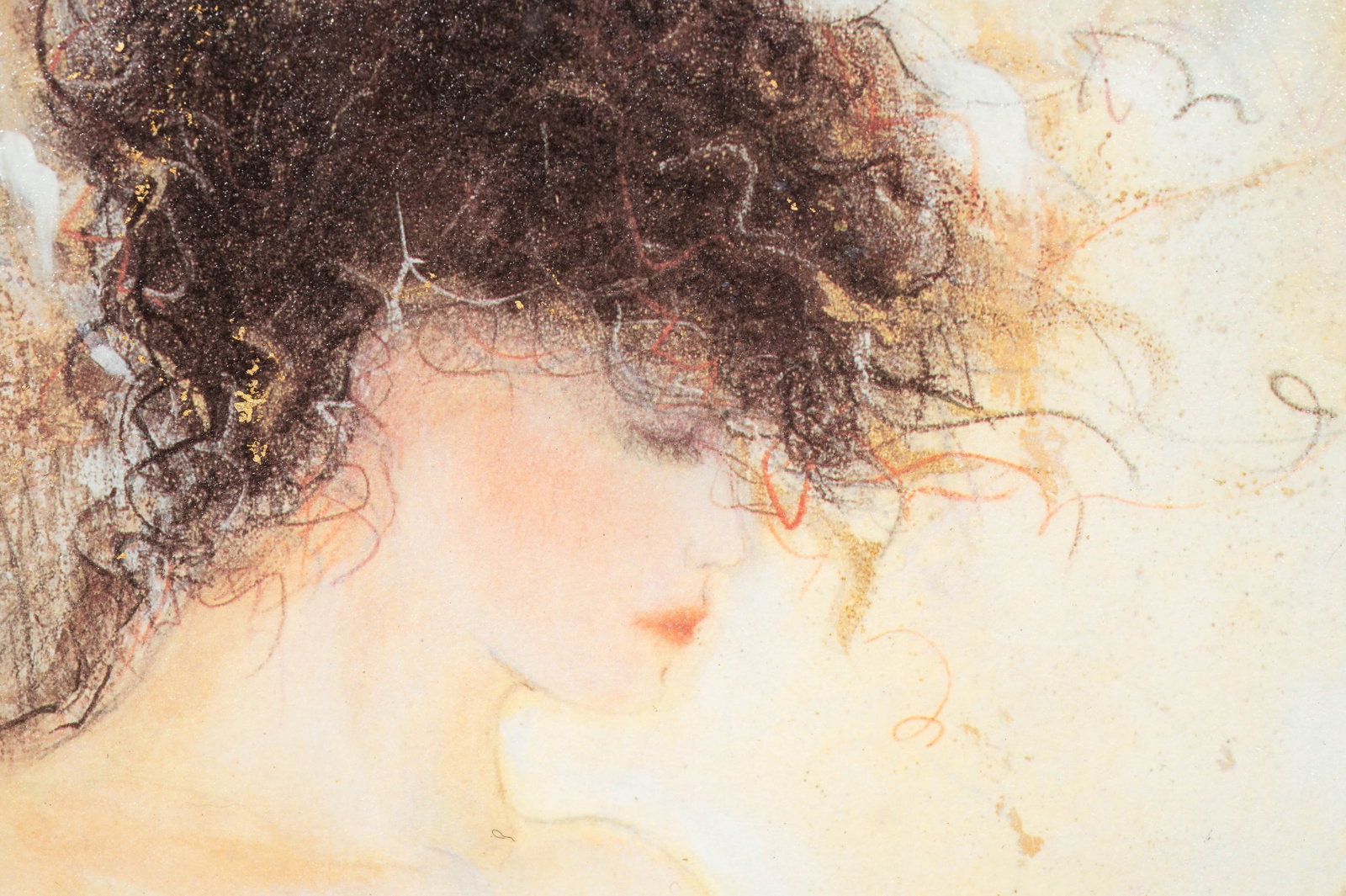 Contemplation, Signed Print by Janet Treby. - 3