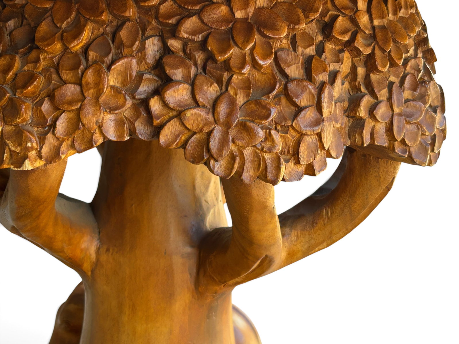 Carved Elephant Table. - 10