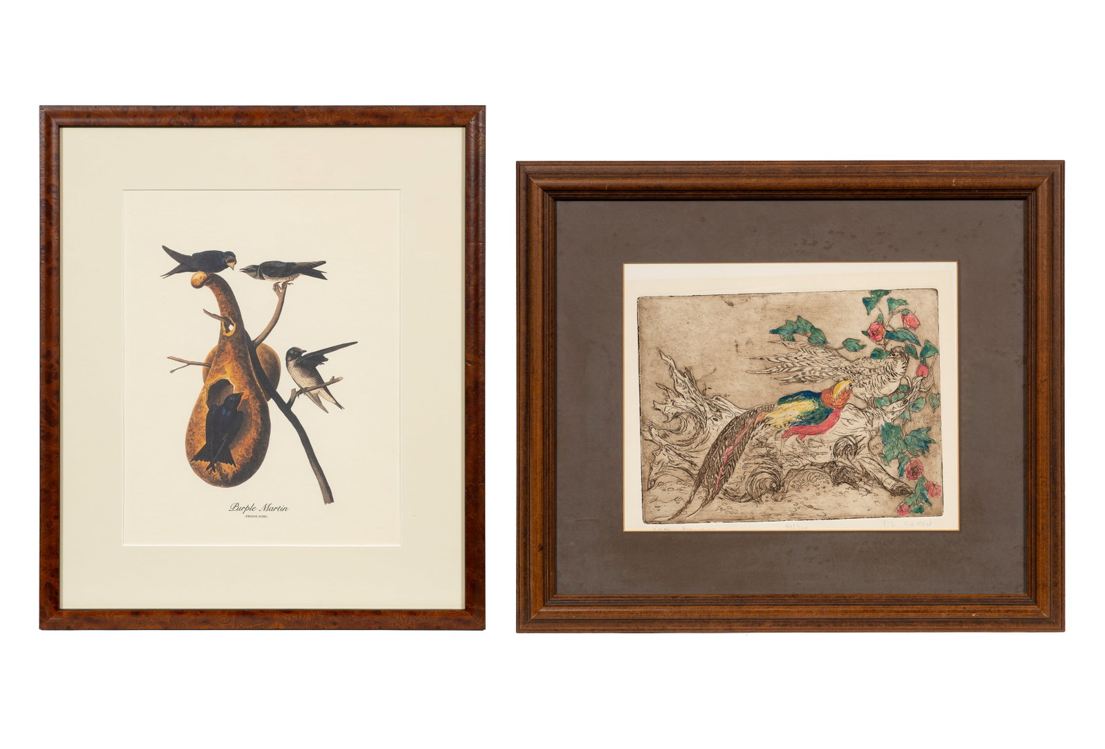 Lot of Two Bird Themed Prints - Lois Cohen, etc. (1 of 9)