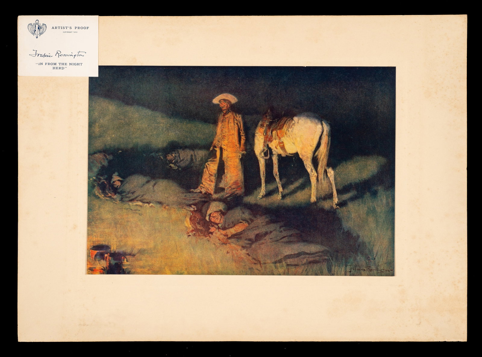 Three Offset Prints After Frederic Remington. - 2