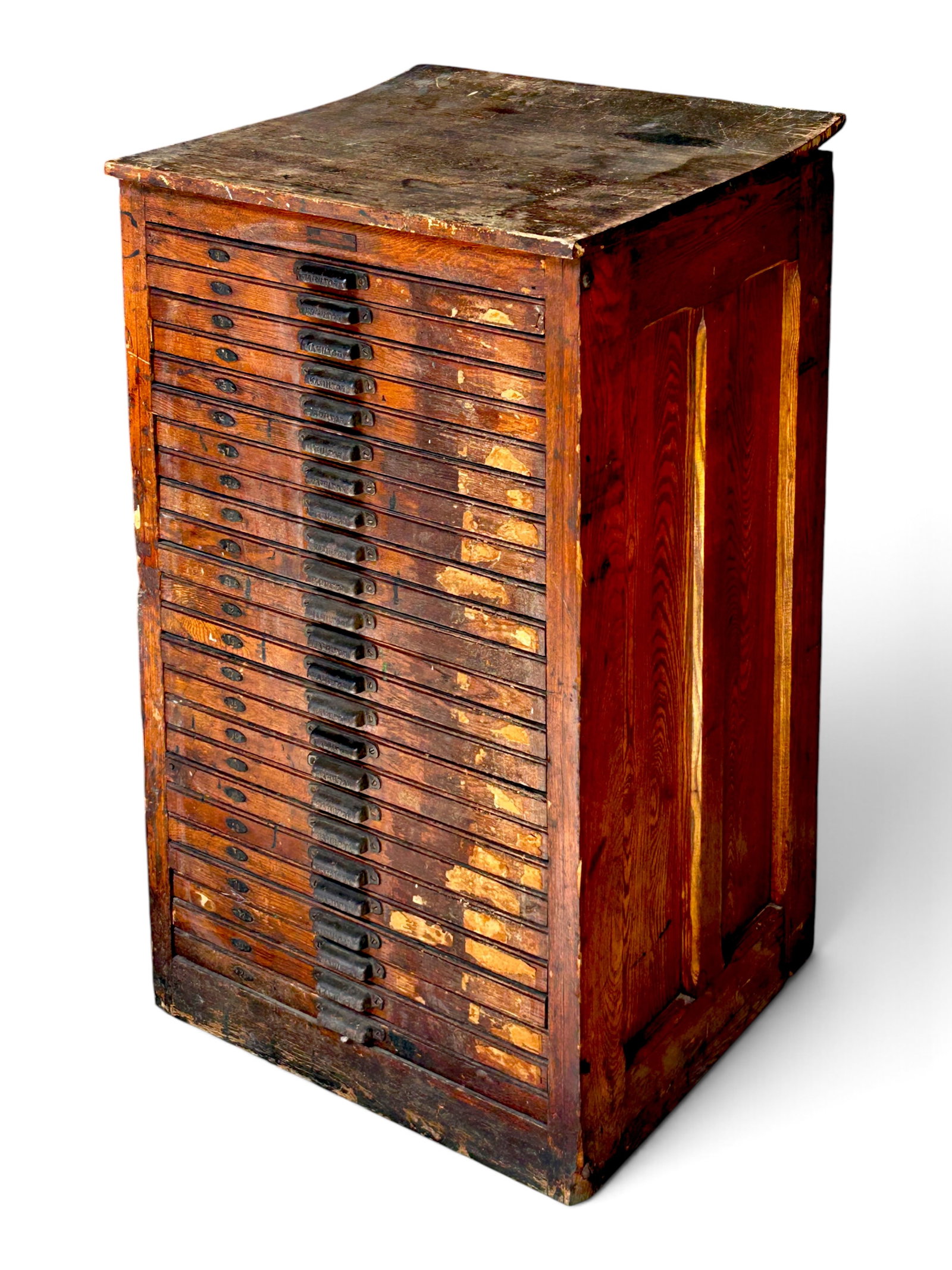 Antique Hamilton Printer's Cabinet. - 7