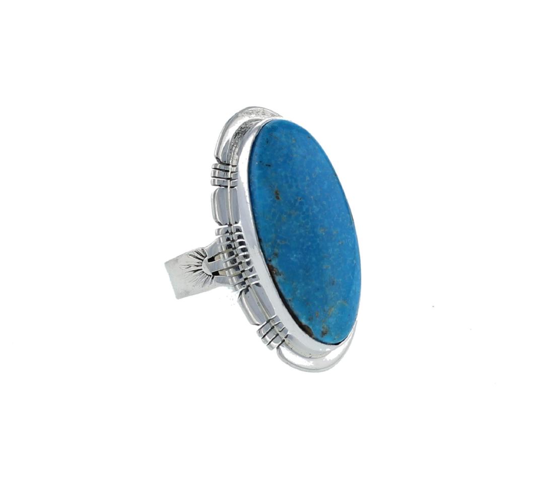 Sterling Silver  Turquoise Ring Navajo Native American (1 of 1)