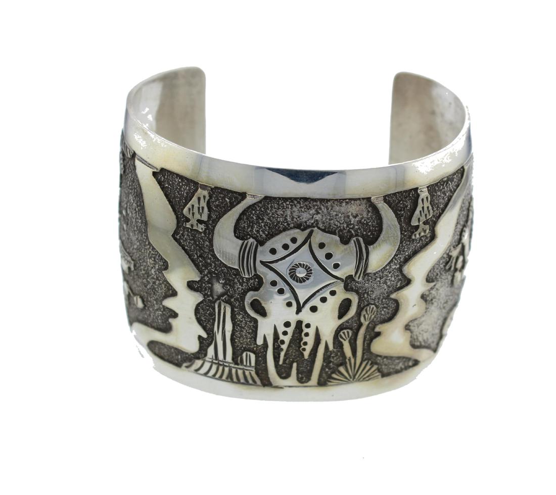 Sterling Silver Masterpiece Bracelet Navajo Native (1 of 2)