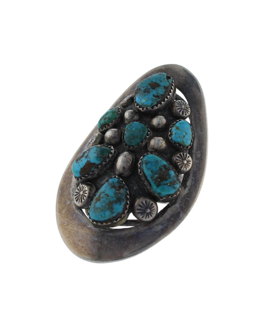 Sterling Silver  Turquoise Vintage Ring Navajo Native (1 of 1)