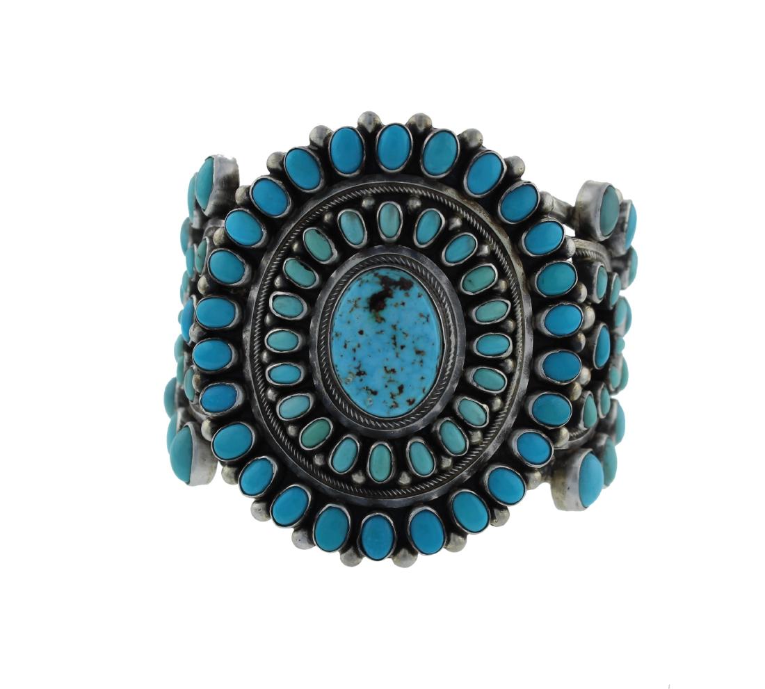 Sterling Silver  Masterpiece Bracelet Navajo Native (1 of 3)