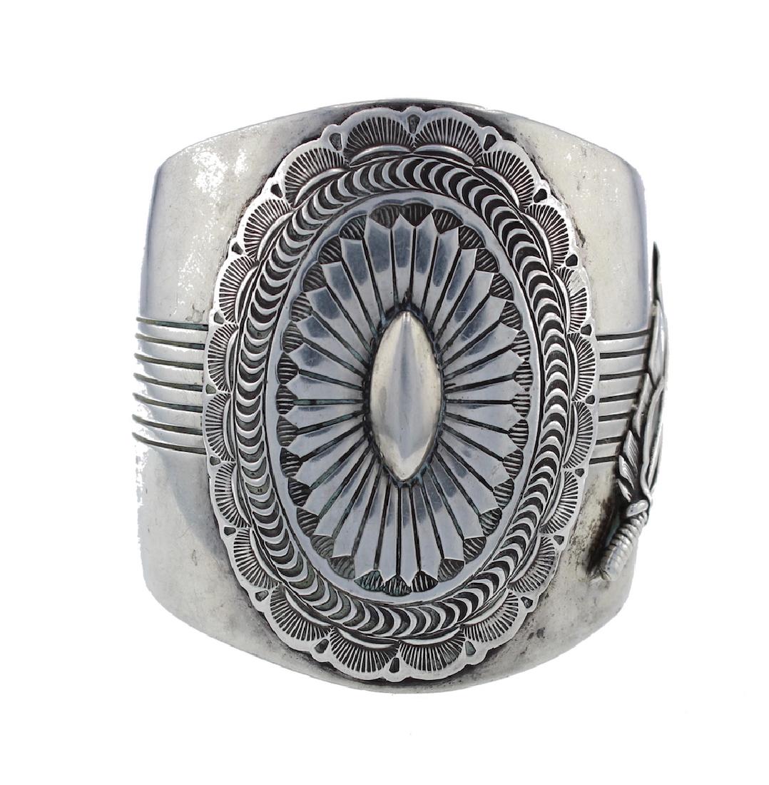 Sterling Silver Masterpiece Bracelet Navajo Native (1 of 3)