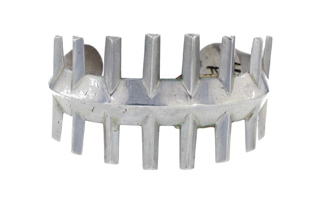 Sterling Silver Antique Sand Cast Bracelet Navajo (1 of 1)