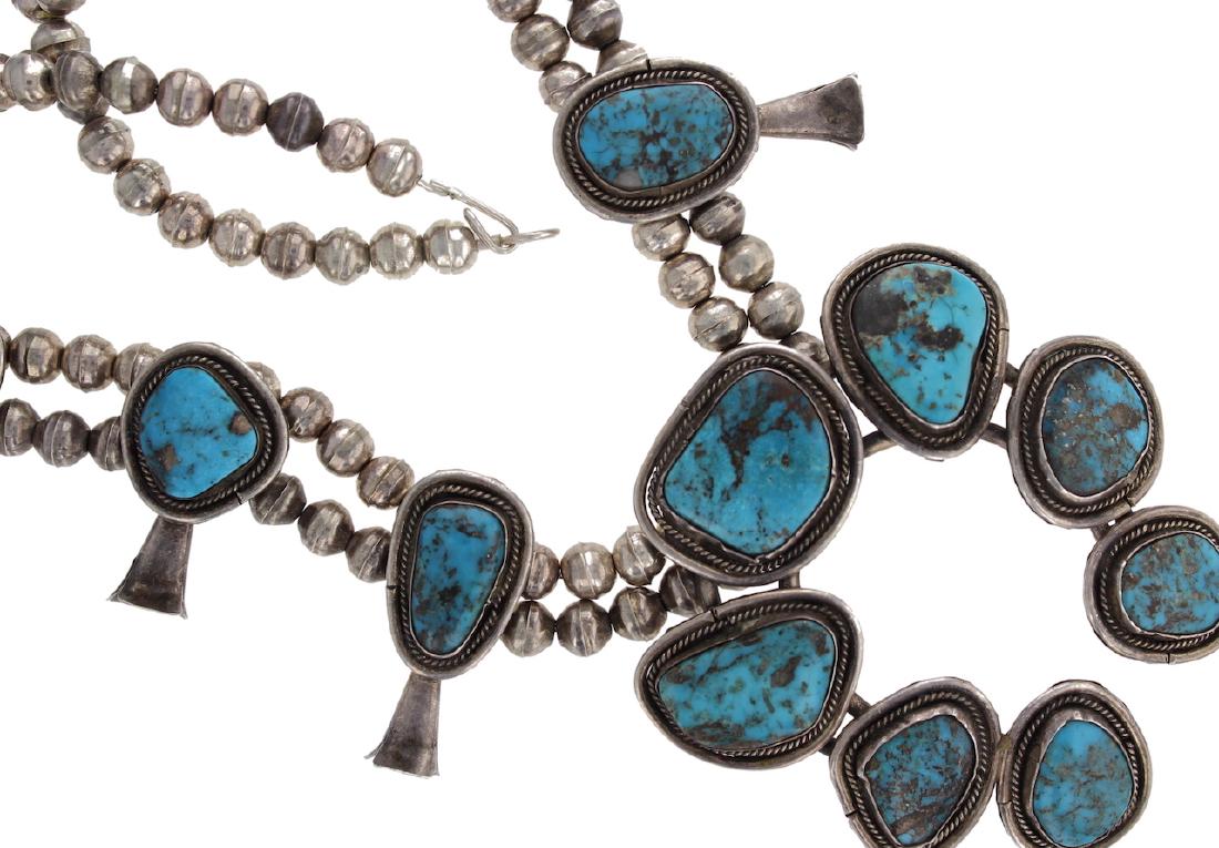 Sterling Silver Genuine Turquoise Vintage Circa 1970's (1 of 2)