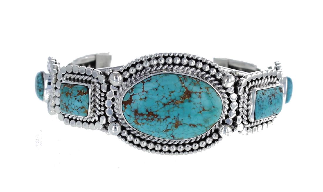 Sterling Silver Genuine Turquoise Masterpiece Heavily (1 of 3)