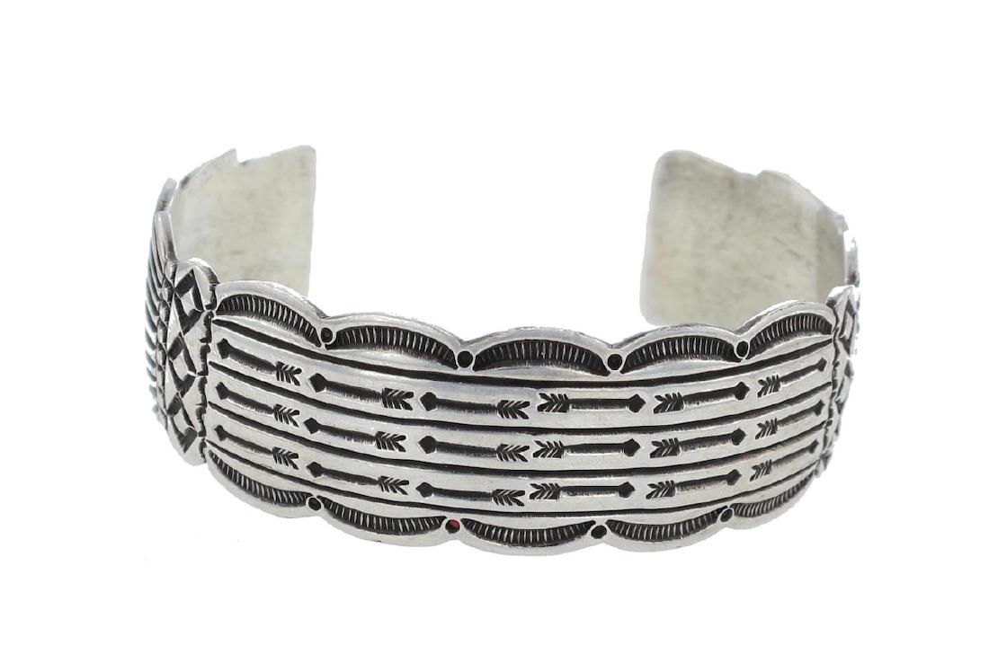 Sterling Silver Vintage Bracelet Navajo Native American (1 of 1)