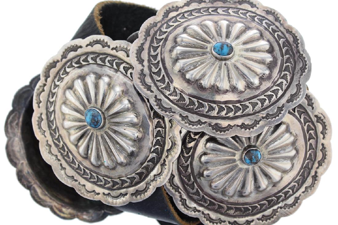 Sterling Silver Genuine Turquoise Vintage Masterpiece (1 of 3)