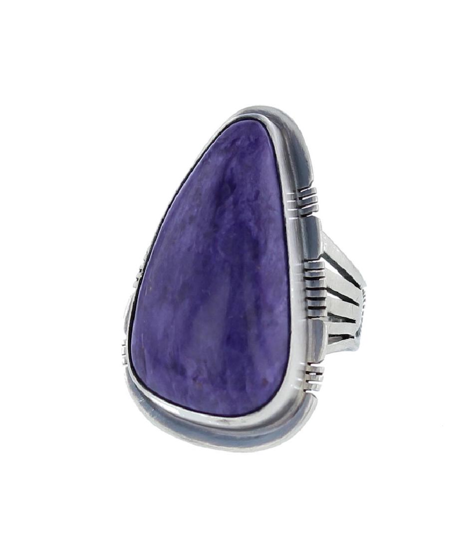 Sterling Silver Genuine Chaorite Ring Navajo Native (1 of 1)