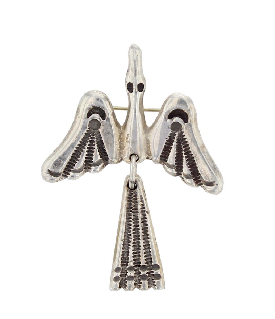 Sterling Silver Vintage Pin Navajo Native American (1 of 1)
