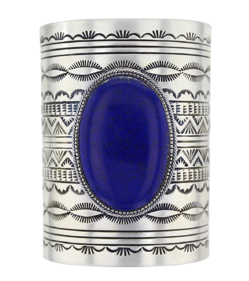 Sterling Silver Genuine High Grade Lapis Masterpiece (1 of 4)