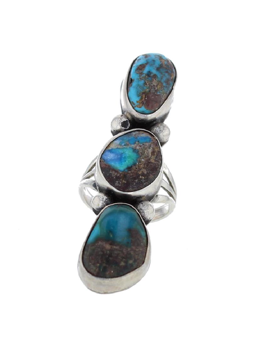 Sterling Silver  Turquoise Vintage Ring Navajo Native (1 of 1)
