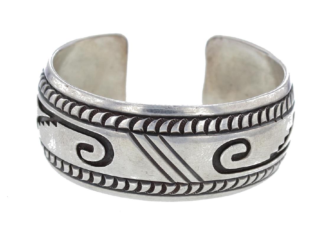Sterling Silver Antique Masterpiece Hopi Bracelet Hopi (1 of 1)