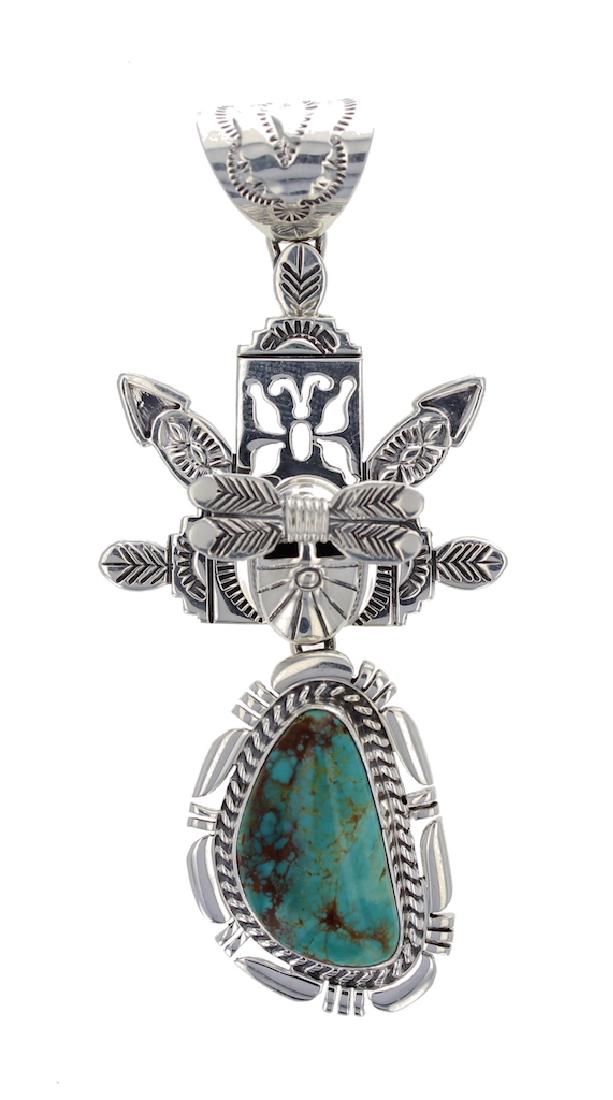 Sterling Silver  Turquoise Masterpiece Contemporary (1 of 2)