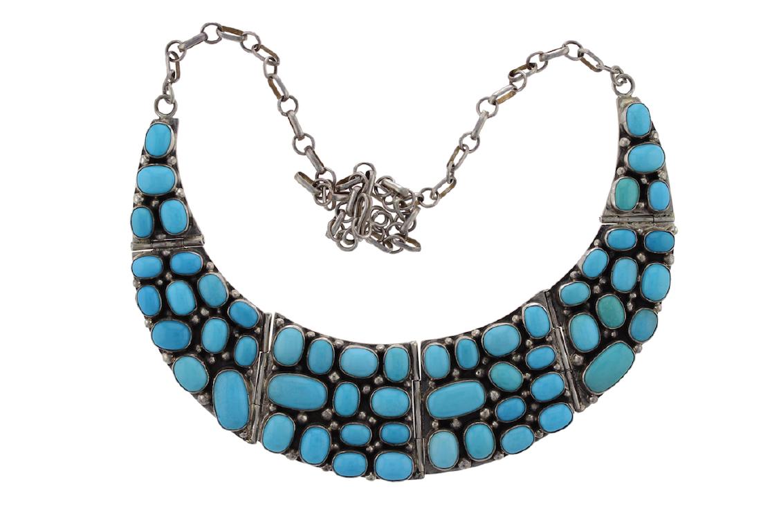 Sterling Silver Genuine Sleeping Beauty Turquoise (1 of 3)