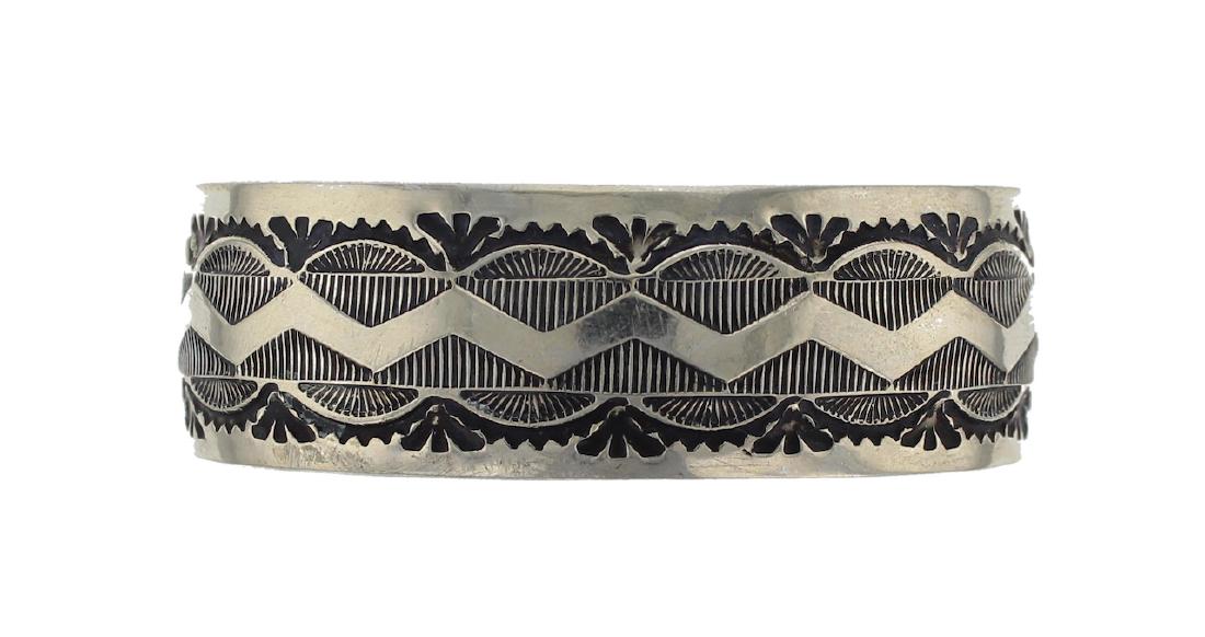 Sterling Silver Vintage Bracelet Navajo Native American (1 of 1)