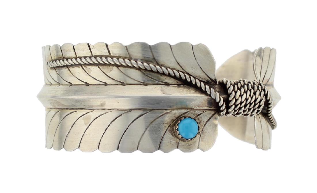 Sterling Silver Genuine Sleeping Beauty Turquoise (1 of 1)