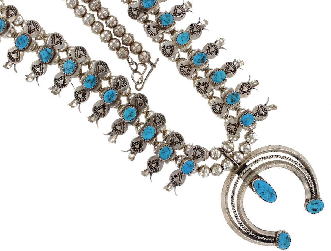 Sterling Silver Genuine Turquoise Vintage Masterpiece (1 of 2)