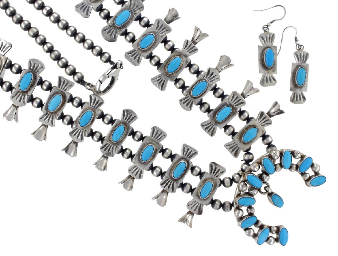 Sterling Silver Genuine Sleeping Beauty Turquoise (1 of 2)